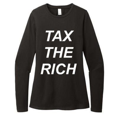 Tax The Rich Womens CVC Long Sleeve Shirt