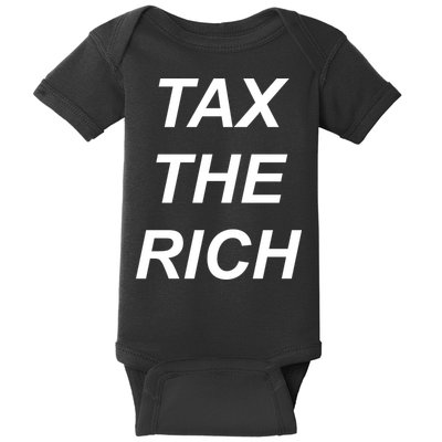 Tax The Rich Baby Bodysuit