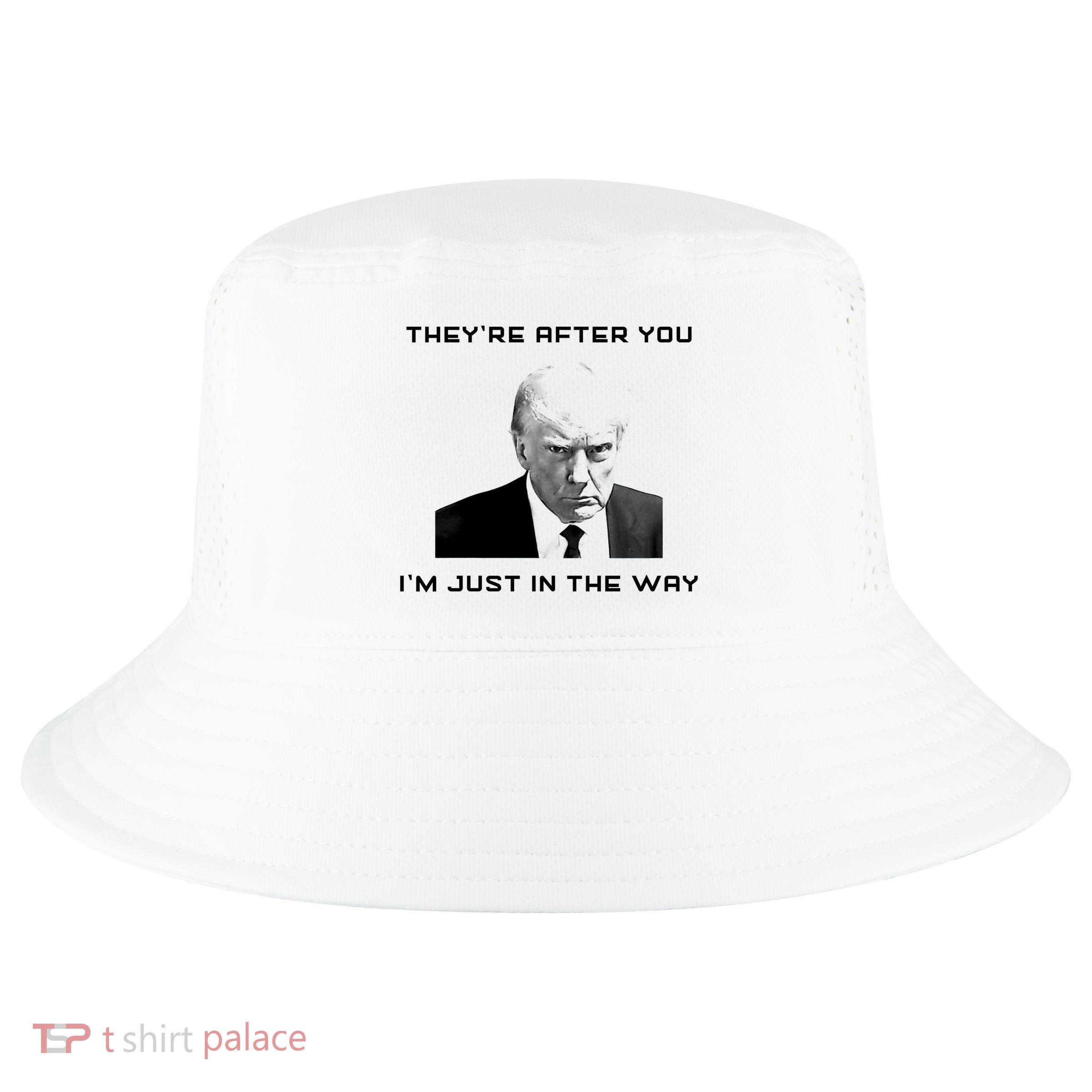 Theyre After You Im Just In The Way Donald Trump Cool Comfort Performance Bucket Hat