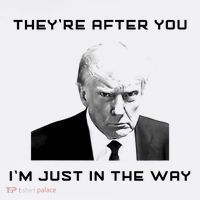 Theyre After You Im Just In The Way Donald Trump Cooling Performance Long Sleeve Crew