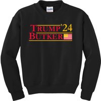 Trump Butker 2024 Team Butker Conservative Christian Woman Kids Sweatshirt