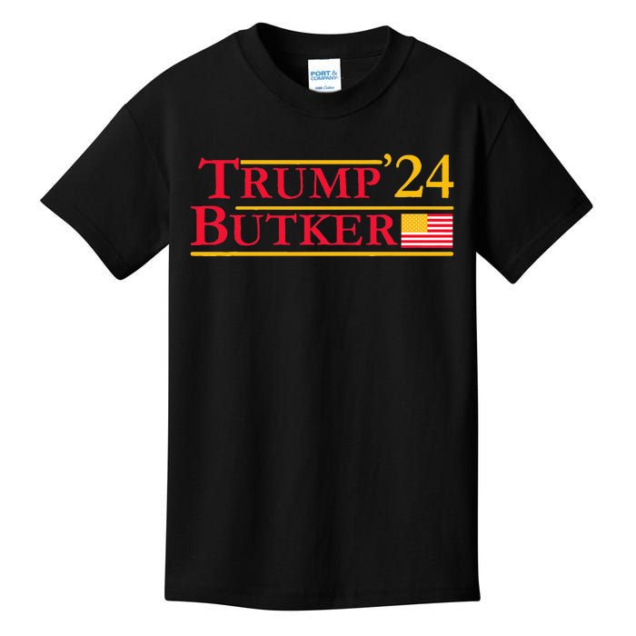 Trump Butker 2024 Team Butker Conservative Christian Woman Kids T-Shirt