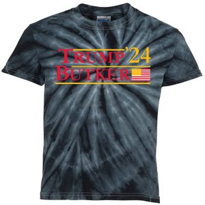 Trump Butker 2024 Team Butker Conservative Christian Woman Kids Tie-Dye T-Shirt