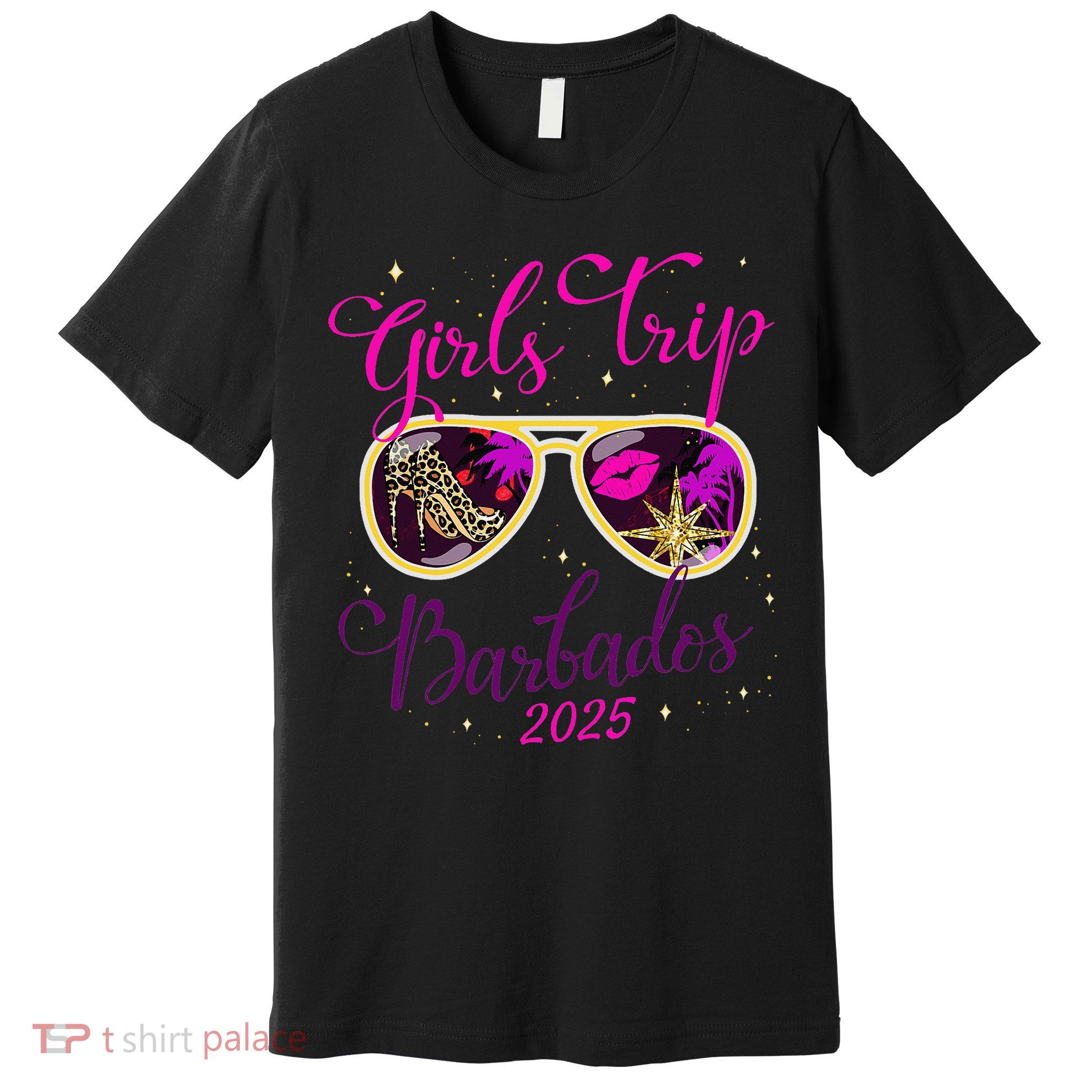 Trip Barbados 2025 Weekend Vacation Birthday Squad Premium T-Shirt