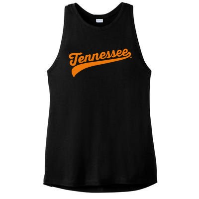 Tennessee Baseball 2024 College Ladies PosiCharge Tri-Blend Wicking Tank