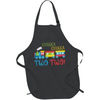 Train Birthday 2nd Choo Choo I'm Two 2 Year Old Full-Length Apron With Pockets