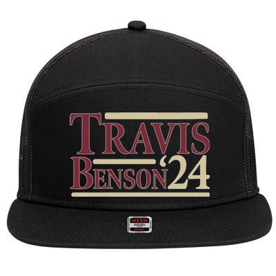 Travis Benson 24 7 Panel Mesh Trucker Snapback Hat