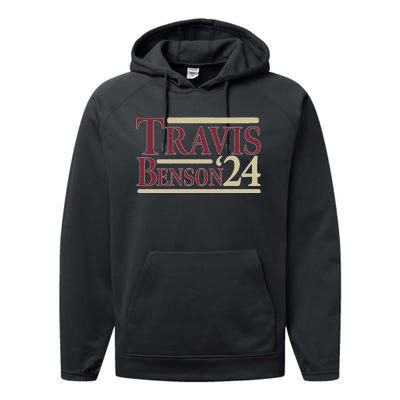 Travis Benson 24 Performance Fleece Hoodie