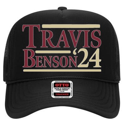 Travis Benson 24 High Crown Mesh Back Trucker Hat