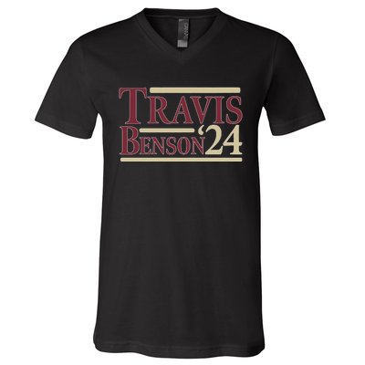 Travis Benson 24 V-Neck T-Shirt