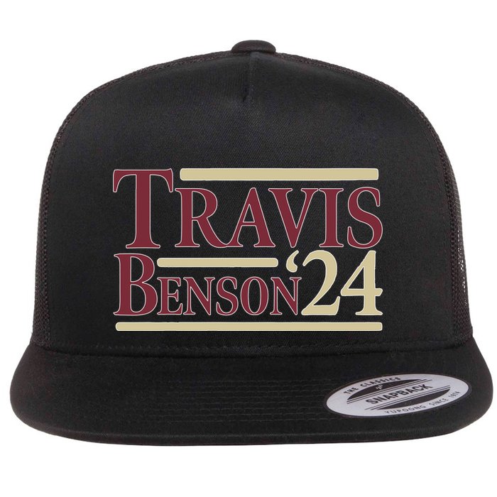 Travis Benson 24 Flat Bill Trucker Hat