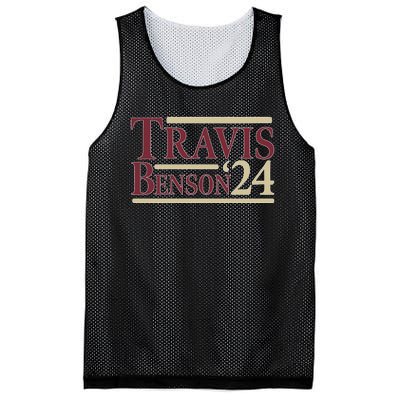 Travis Benson 24 Mesh Reversible Basketball Jersey Tank