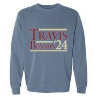 Travis Benson 24 Garment-Dyed Sweatshirt