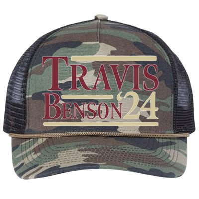 Travis Benson 24 Retro Rope Trucker Hat Cap