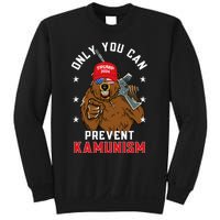 Trump Bearmaga 2024 Only You Can Prevent Kamunism Sweatshirt