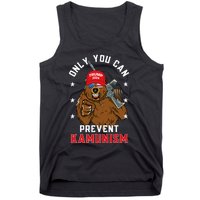 Trump Bearmaga 2024 Only You Can Prevent Kamunism Tank Top