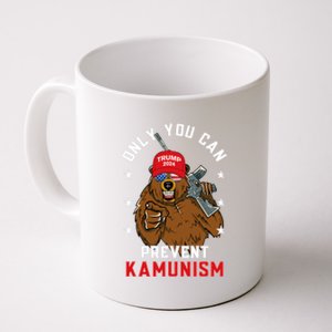 Trump Bearmaga 2024 Only You Can Prevent Kamunism Coffee Mug