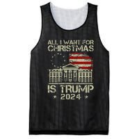 Trump Back 2024 All I Want For Christmas Is A New President Mesh Reversible Basketball Jersey Tank