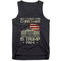 Trump Back 2024 All I Want For Christmas Is A New President Tank Top