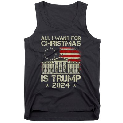 Trump Back 2024 All I Want For Christmas Is A New President Tank Top