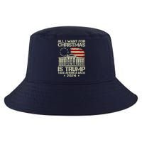 Trump Back 2024 All I Want For Christmas Is A New President Cool Comfort Performance Bucket Hat