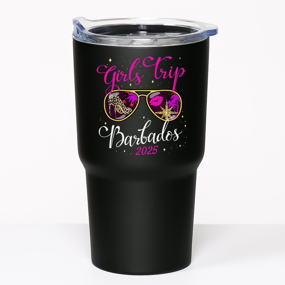 Trip Barbados 2025 Weekend Vacation Birthday Squad Tumbler