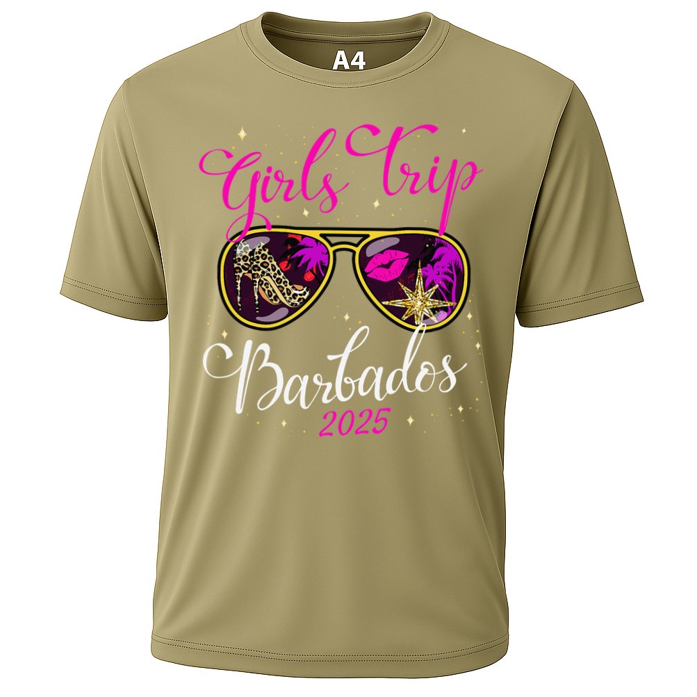 Trip Barbados 2025 Weekend Vacation Birthday Squad Cooling Performance Crew T-Shirt