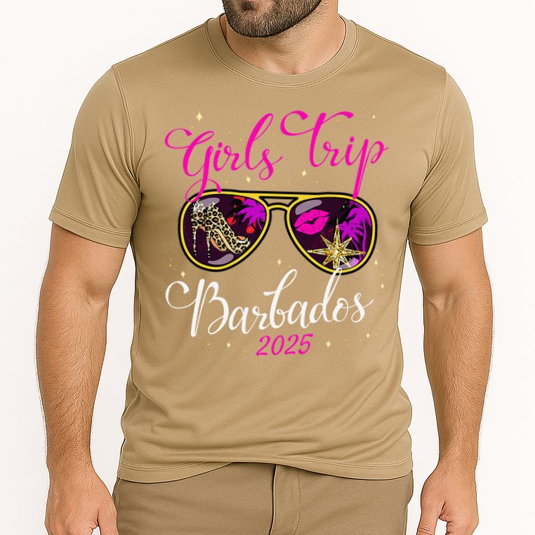 Trip Barbados 2025 Weekend Vacation Birthday Squad Cooling Performance Crew T-Shirt