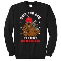 Trump Bearmaga 2024 Only You Can Prevent Kamunism Sweatshirt