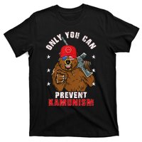 Trump Bearmaga 2024 Only You Can Prevent Kamunism T-Shirt