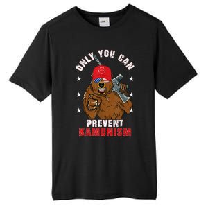 Trump Bearmaga 2024 Only You Can Prevent Kamunism Tall Fusion ChromaSoft Performance T-Shirt