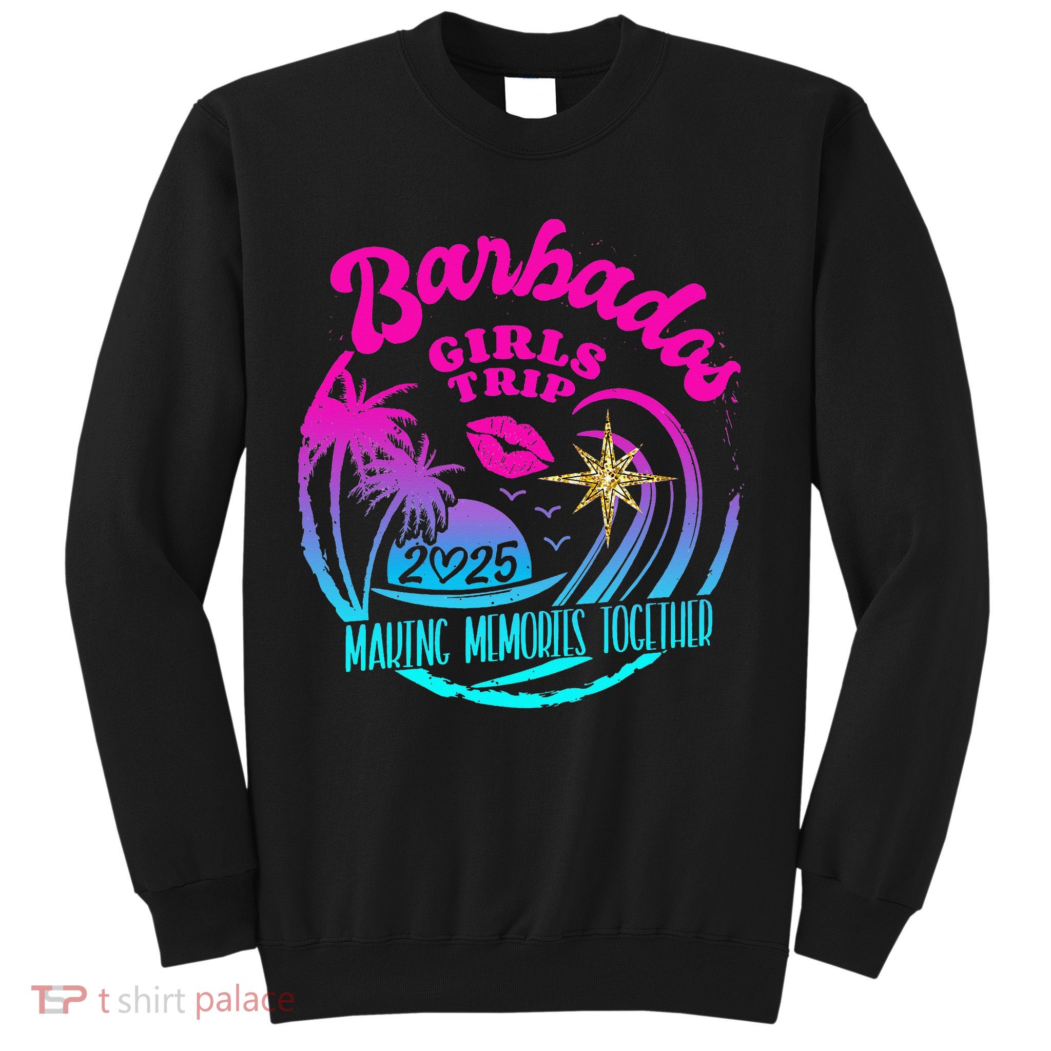 Trip Barbados 2025 Weekend Vacation Birthday Squad Sweatshirt