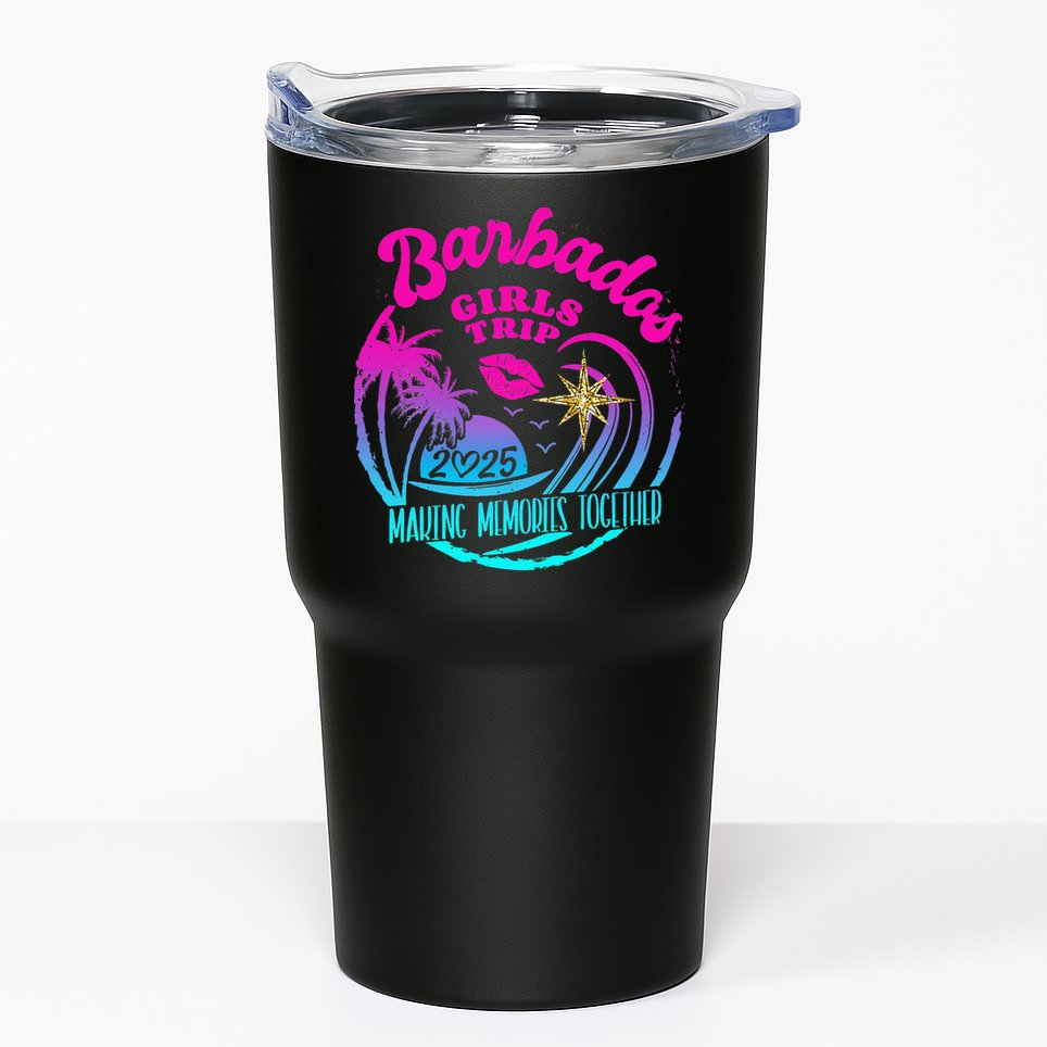 Trip Barbados 2025 Weekend Vacation Birthday Squad Tumbler