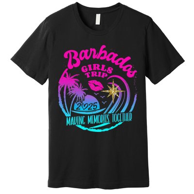 Trip Barbados 2025 Weekend Vacation Birthday Squad Premium T-Shirt