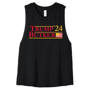 Trump Butker 2024 Team Butker Conservative Christian Women's Racerback Cropped Tank