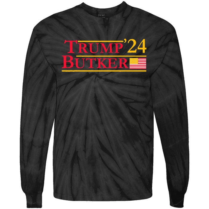 Trump Butker 2024 Team Butker Conservative Christian Tie-Dye Long Sleeve Shirt