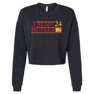 Trump Butker 2024 Team Butker Conservative Christian Cropped Pullover Crew