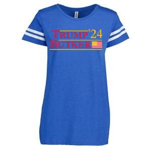 Trump Butker 2024 Team Butker Conservative Christian Enza Ladies Jersey Football T-Shirt