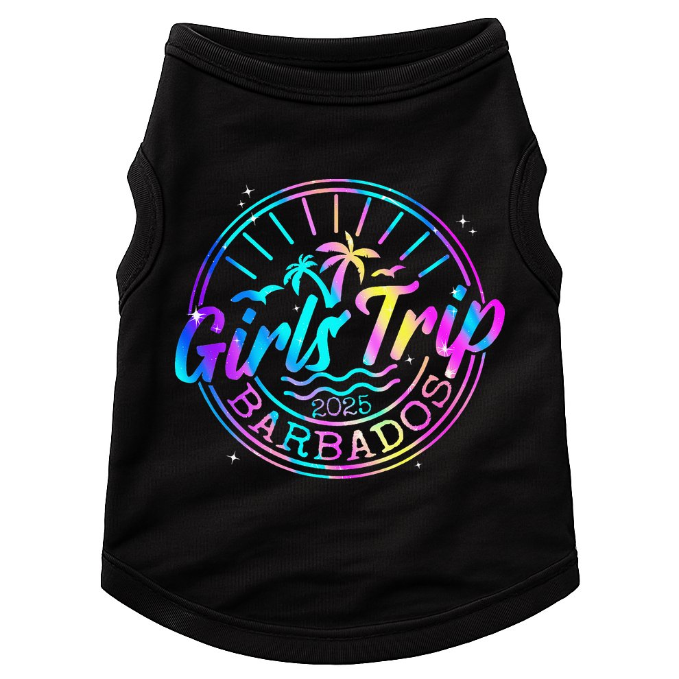 Trip Barbados 2025 Weekend Vacation Birthday Squad Doggie Tank