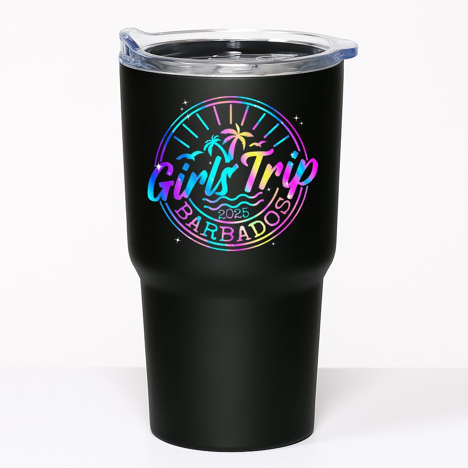 Trip Barbados 2025 Weekend Vacation Birthday Squad Tumbler