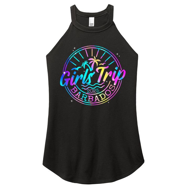 Trip Barbados 2025 Weekend Vacation Birthday Squad Women's Perfect Tri Rocker Tank