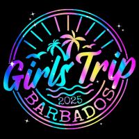 Trip Barbados 2025 Weekend Vacation Birthday Squad Kids Hoodie