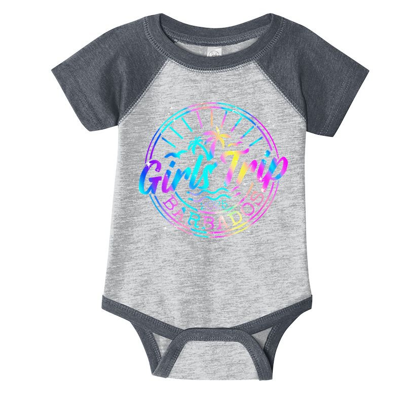 Trip Barbados 2025 Weekend Vacation Birthday Squad Infant Baby Jersey Bodysuit