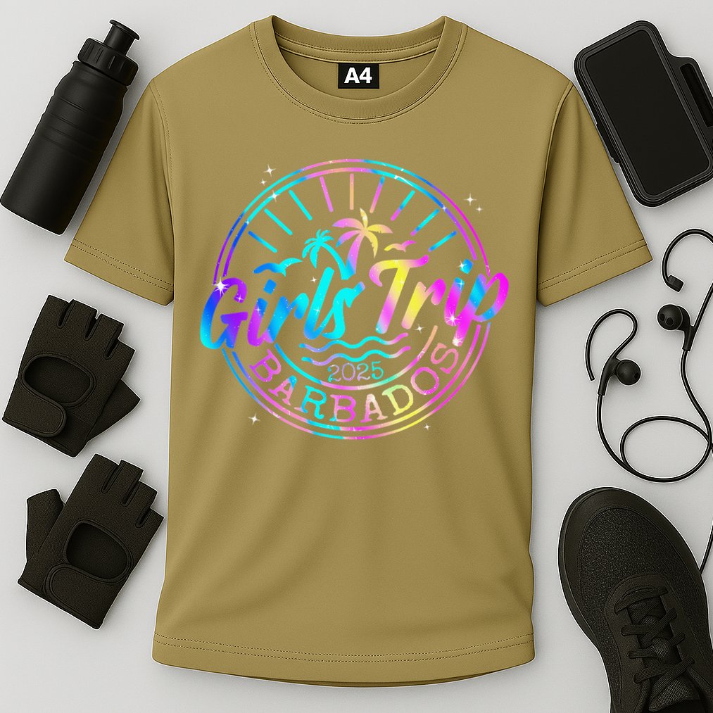 Trip Barbados 2025 Weekend Vacation Birthday Squad Cooling Performance Crew T-Shirt