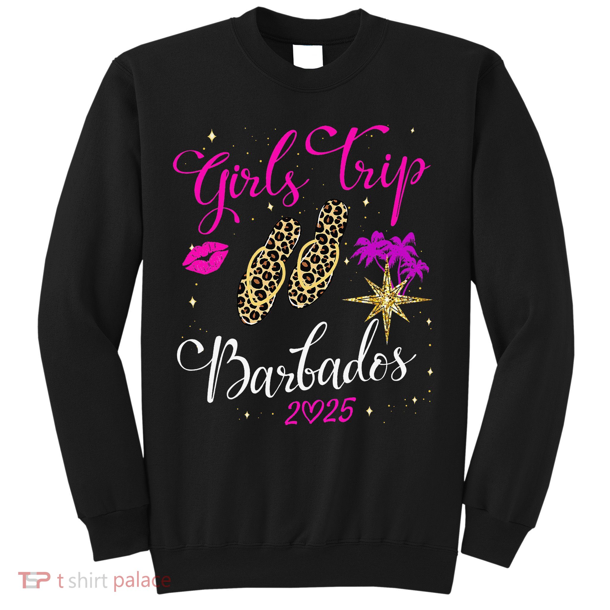 Trip Barbados 2025 Weekend Vacation Birthday Squad Sweatshirt