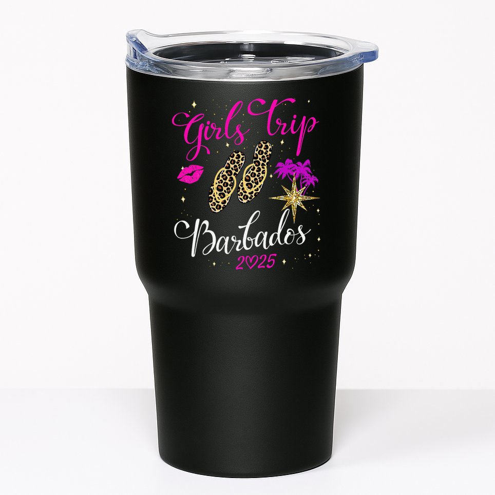 Trip Barbados 2025 Weekend Vacation Birthday Squad Tumbler