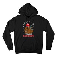 Trump Bearmaga 2024 Only You Can Prevent Kamunism Hoodie