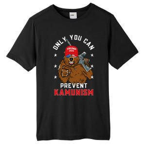 Trump Bearmaga 2024 Only You Can Prevent Kamunism Tall Fusion ChromaSoft Performance T-Shirt