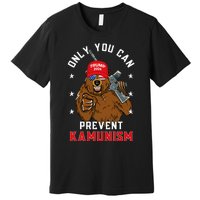 Trump Bearmaga 2024 Only You Can Prevent Kamunism Premium T-Shirt