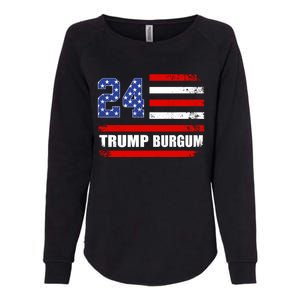 Trump Burgum 2024 Donald Trump 2024 President Doug Burgum Gift Womens California Wash Sweatshirt